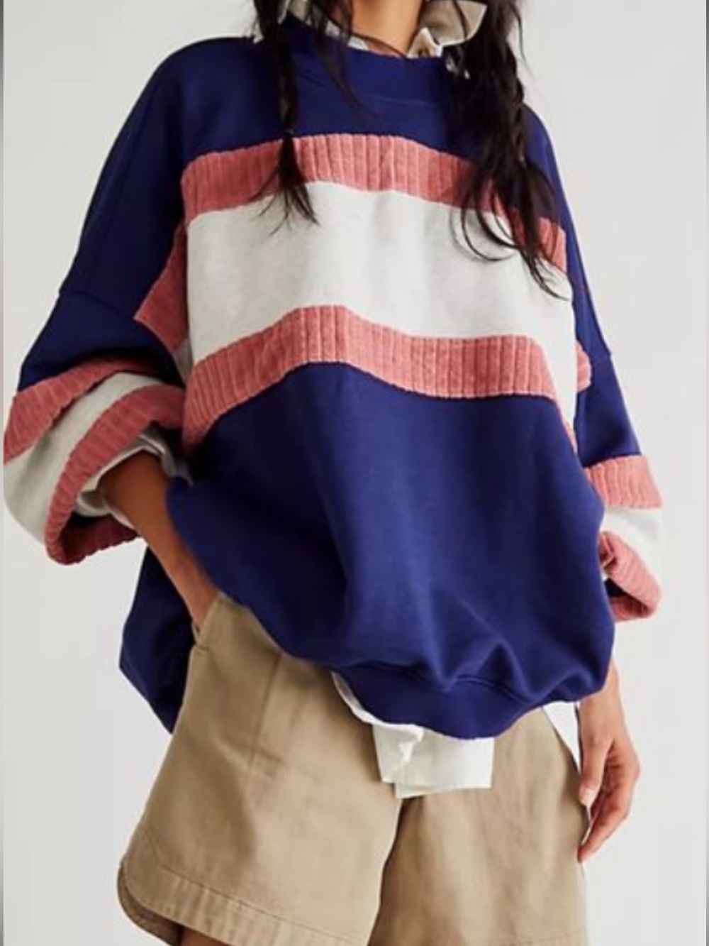 😍FREE PEOPLE! (WE THE)! RARE! GOLDEN STATE PULLOVER! EXCELLENT CONDITION & SOFT!